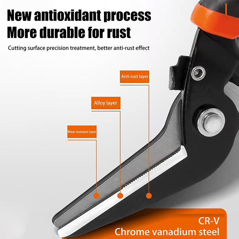 Aviation Scissor Snips Metal Sheet Snip Scissors Industrial Cutter Multipurpose Carpet Cutting Scissors