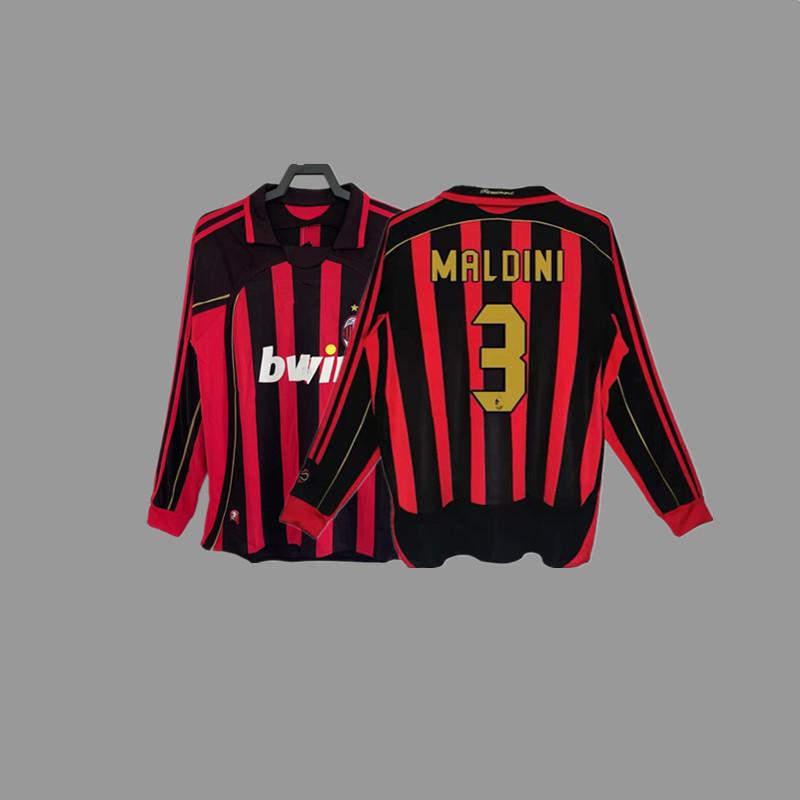 AC vintage jersey football jersey Maldini Tonali Ibka Piatek Shevchenko jersey