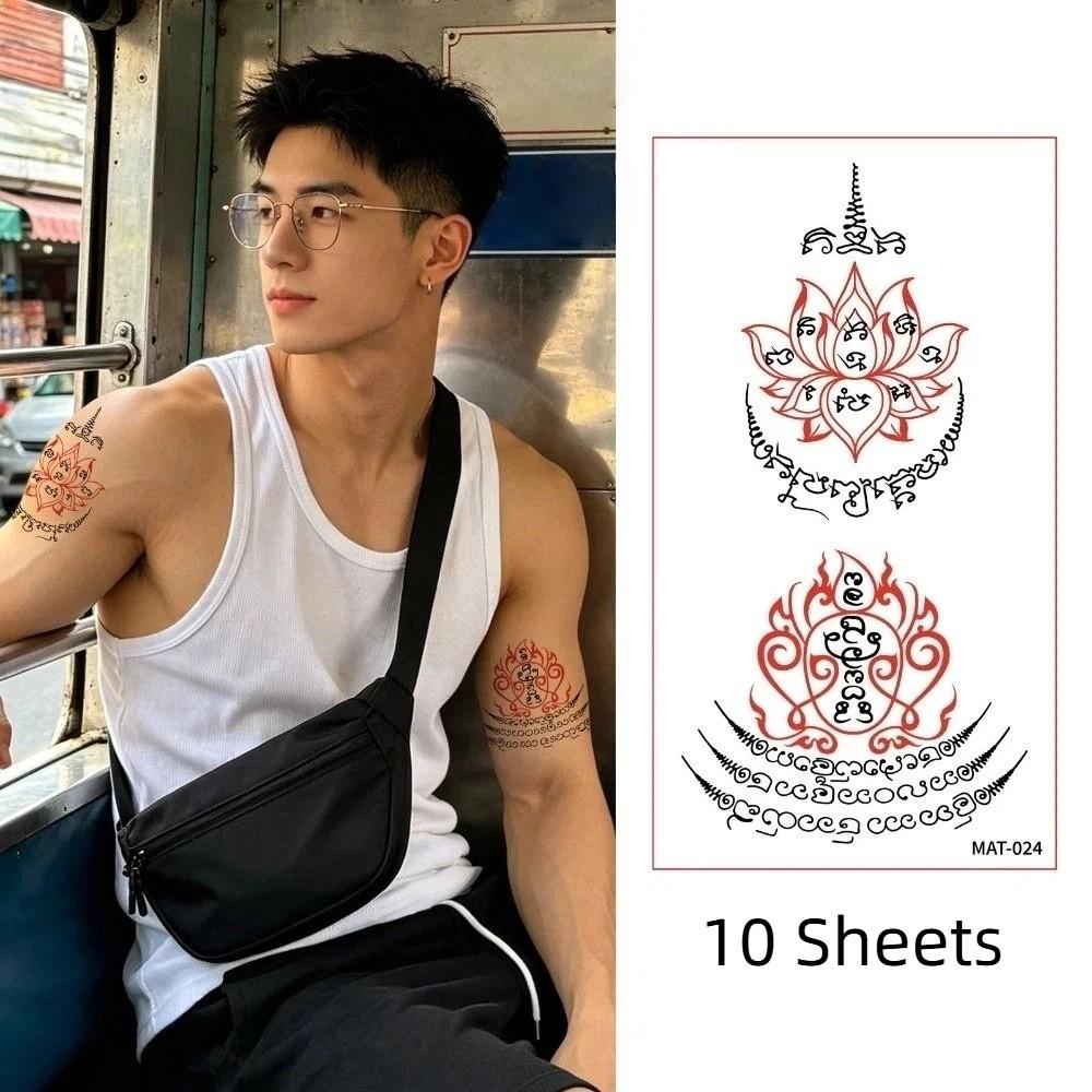 10 Sheets Instant Temporary Tattoo Water Transfer Decals Body Art Sticker Finger Hand Legs Arm