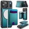 2 in 1 Detachable Magnetic Card Solt Wallet Leather Case for iPhone 17 Pro Max 16 Plus 15 14 13 12 11 RFID Bag For Magsafe Cover