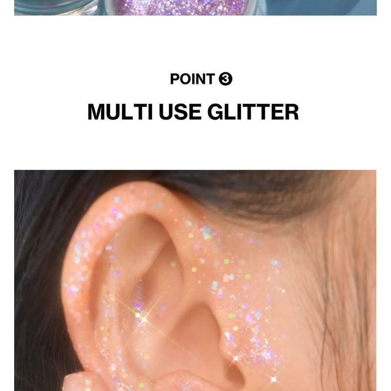 UNLEASHIA Lockerer Glitzer-Gel - 7 Farben