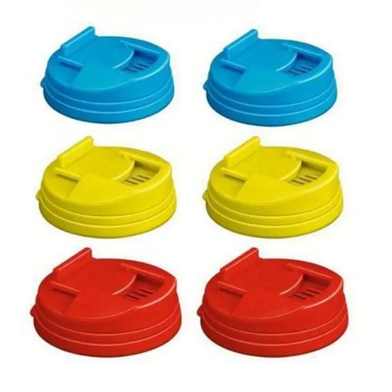 Soda Can Lids Reusable Plastic Covers for Standard 2.4-inch Cans Spill-Proof Dust-Proof Soda Can Protector for Beer Energy Drinks