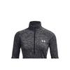 Under Armour Half Zip Stand Collar Long Sleeve T-Shirt Women Tops Black 1270525-001