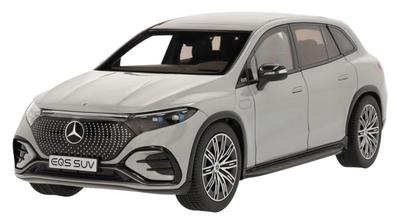 [Kolekce Mercedes-Benz] Originální EQS SUV AMG Line (X296) Alpská šedá Měřítko 1/18 Měřítkový model
