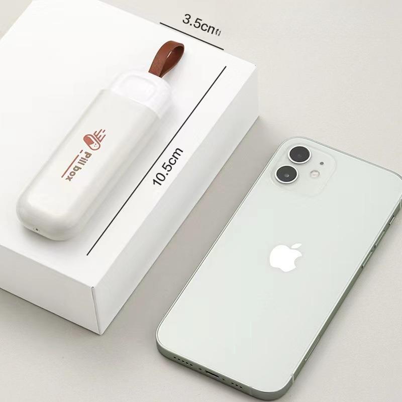 Portable Mini Medicine Box Three-compartment Sealed Moisture-proof Medicine Packaging and Storage Box That Can Be Carried Around