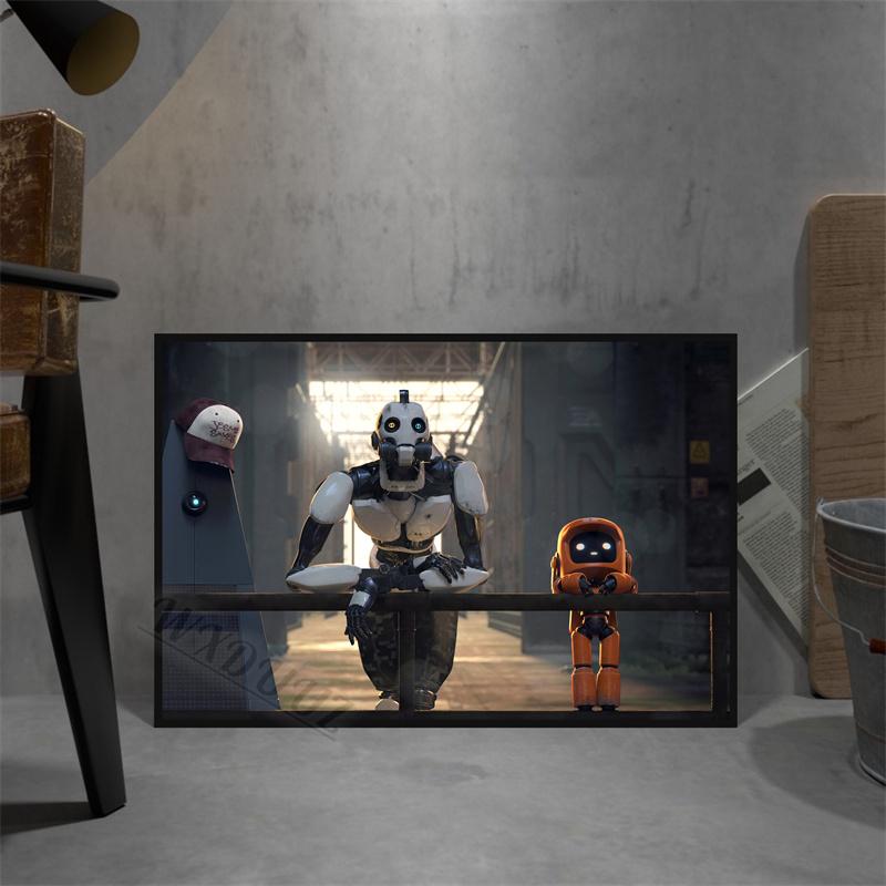 Klasika Evropa a Amerika Film Láska, smrt a roboti Obrázky pro pokoj Obývací plátno Umění Domov Nástěnná dekorace Tisk plakát