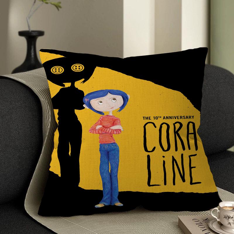 Coraline Cushion Cover 30x50 Polyester Sofa Cushions Decorative Throw Pillows Home Decoration Pillowcover