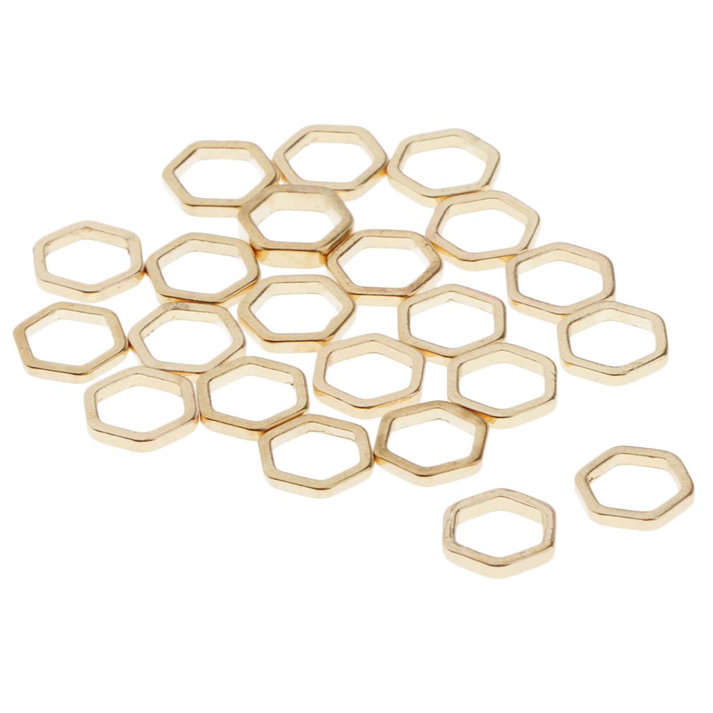 20 kusů kovových přívěsků na výrobu šperků 7x7mm