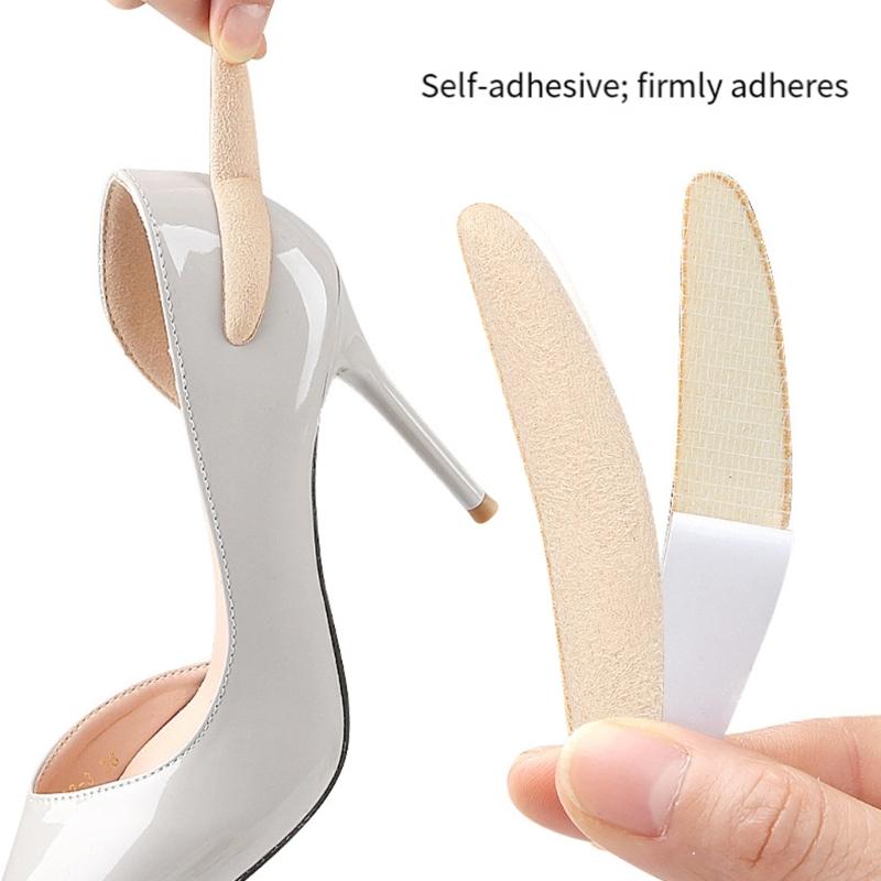 6 Paar Anti-Rutsch-High-Heel-Pads Klebend Weiche Einlegesohlen Fersenprotektoren Gegen Blasen Für Lederschuhe Sneaker