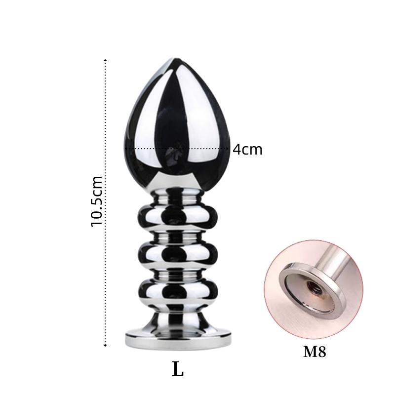 BDSM Faux Fox Tail Anal Plug with Removable Smooth Butt Plug for Men Women Role-playing Adult Games Sex Toys