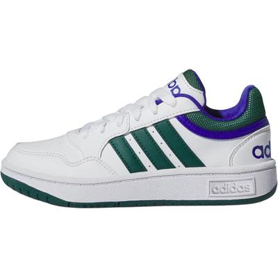 HOOPS Abrasion Resistant Low Top Children's Basketball Shoes White Kids' Sneakers IH8012