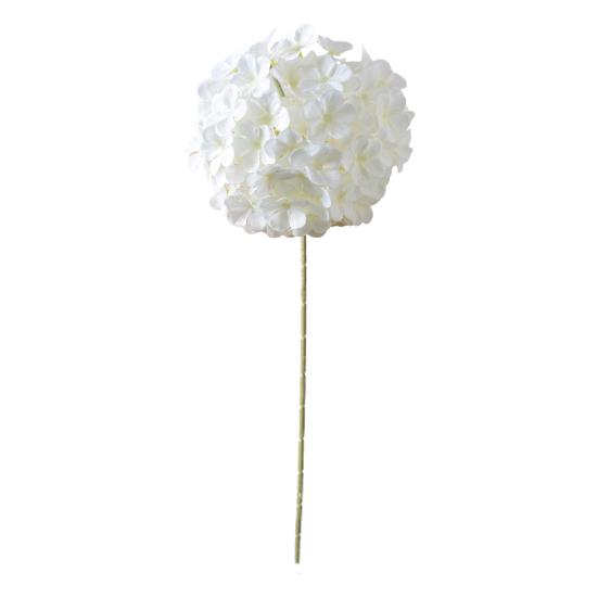 Realistisch wirkende künstliche Hortensie, 68,5 cm (27 Zoll), große Kunsthortensie aus Seide mit langem Stiel, ideal für Vase, Hochzeit, Party, Tischdekoration oder als Tischdekoration für Zuhause.