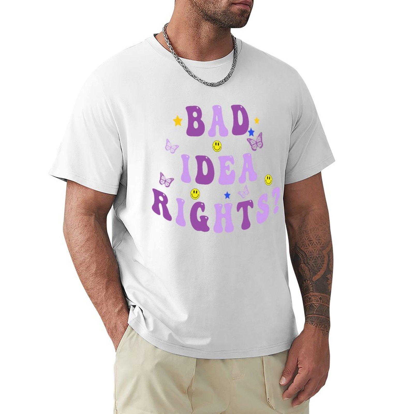 Bad Idea Right TShirt luxury designer Luxury man croswit shirt man mens clothing S