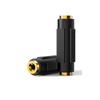 Gold-plated 3.5 Double Audio Stereo Mother-to-Mother 3.5mm Female-to-Female Adapter 3.5 Female-to-Female Straight-through HeadGood Product
