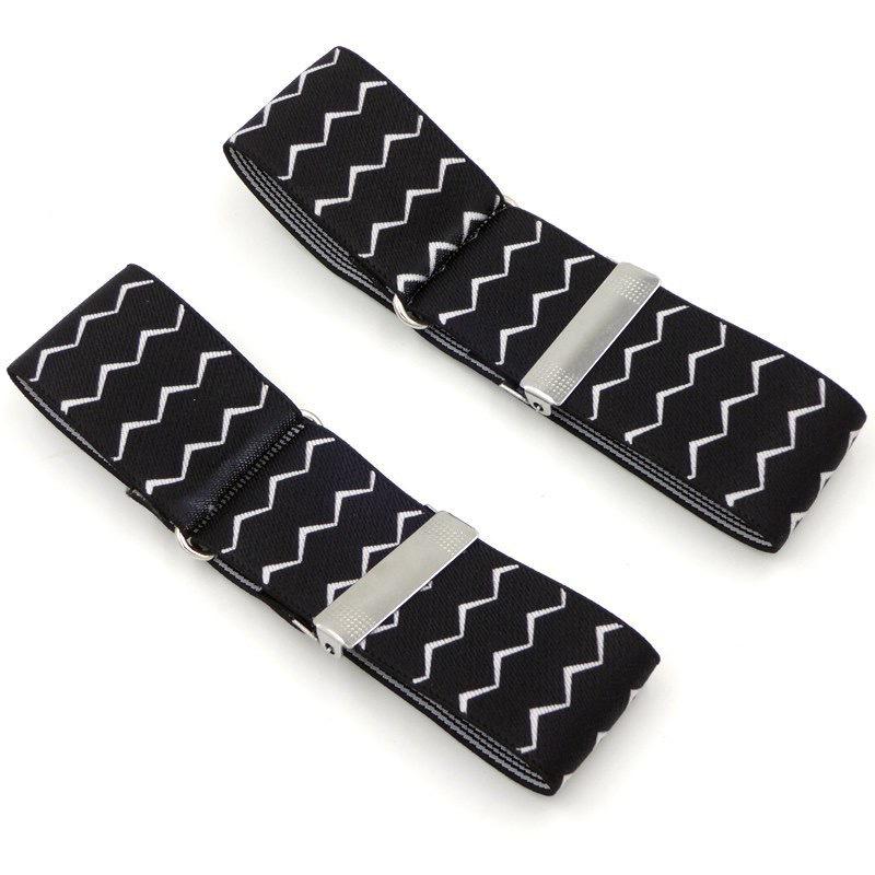 Herrars halkskyddande ärmhållare: 3,5 cm Justerbart Armband för Bartenders och Kostymer