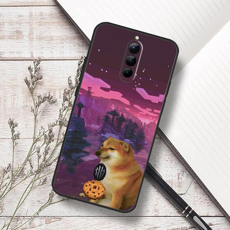 Funny Cheems Doge Case For ZTE Nubia RedMagic 6 7 6S 7S Pro 5G 6R RedMagic 8 8S 9 9S 10S Pro Plus 10 Air Cover