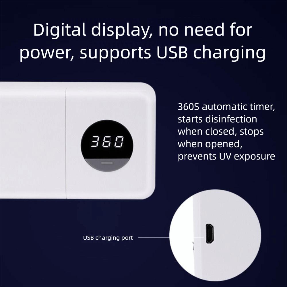 No Punch Electric Toothbrush Sterilizer 4 Slots Smart Toothbrush Rack  Oral Health