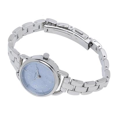 Fieldwork Damenuhr Analog, 5 ATM Wasserdicht, Metallarmband, SilberBlau, WP Aqua, ASS173P-2