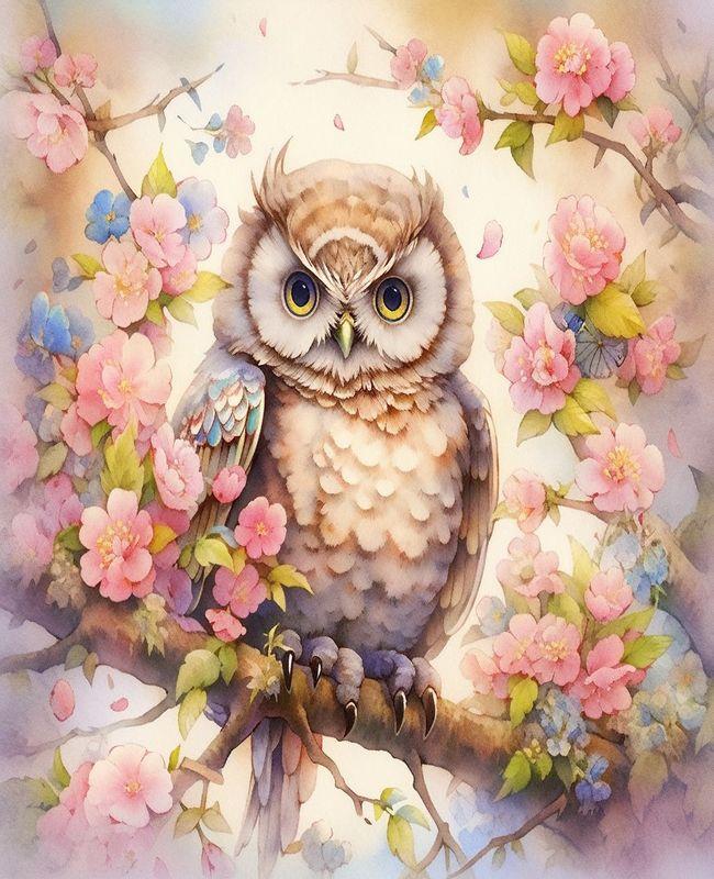 Pintura de Diamante DIY 5D Animais Coruja Elefante Diamante Quadrado Completo Vaca Moderna Produção Artesanal Presente para Amigo Decoração de Casa
