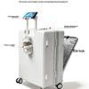 20-Inch Aluminum Frame Business Trolley Case with Universal Wheels and Combination Lock