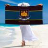 West Ham United FC Print Beach Towel, Large Soft Quick Dry Towel for Beach Camping Swimming