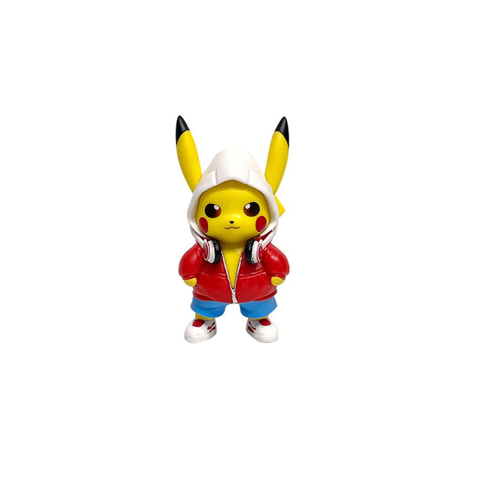 New Pocket Monsters Cartoon Movie Anime Character Pikachu Gengar Mewtwo Gurado Action Model Toy Blind Box Random Trendy Mystery Surprise Collectible