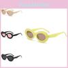 Retro Elliptical Frame Sunglasses For Men And Women Uv400 Polarized Fashion Outdoor Shield