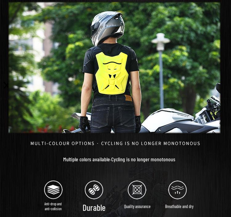 Summer Off-Road Motorcycle Anti-Fall Armor Suit Chest Protector & Protective Gear with Hemp Rope Pattern.