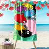 The Barbapapa Family Print Beach Towel, Large Soft Quick Dry Towel for Beach Camping Swimming
