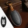 Nissan Key Cover: Fits Qijun, Qashqai, Tiida, New Teana, Sylphy - Crazy Horse Leather