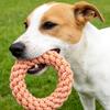 Teeth Cleaning Bite Resistant Dogs Cotton Rope Outdoor Wear Resistant Puppy Rope Knot Indoor Pet Molar Relieve Boredom