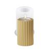 Candle Holder Resin Molds Striped Cylindrical Candlestick Silicone Mold Unique Candle Stand Epoxy Casting Mould DIY