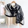 Women S Vintage Floral Print Soft Long Scarf For Autumn Winter