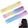 Anti Static Colorful Rainbow Comb Electroplating Hair Cutting Comb Haircut Hairdressing Comb Men