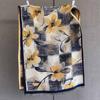 Autumn New Plant Flower Print Scarf Autumn and Winter Imitation Cashmere High-end Warm Scarf Shawl Women
