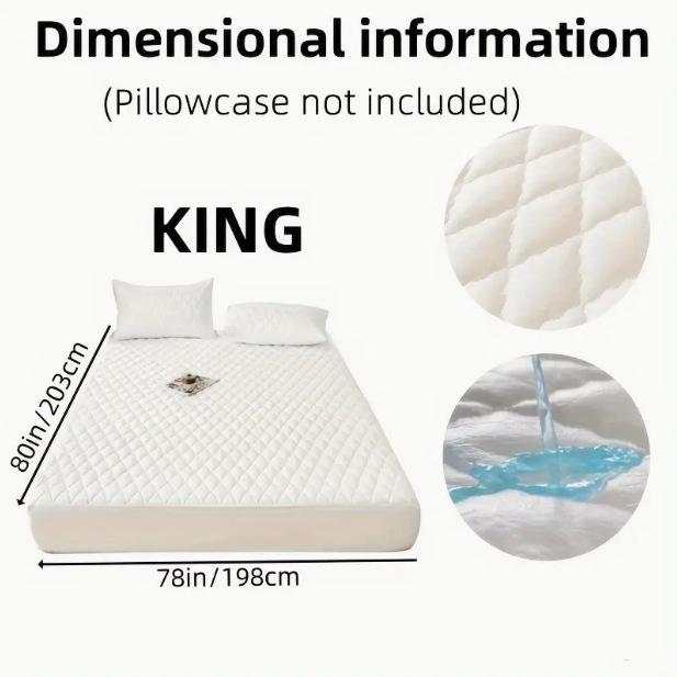 Customized Waterproof Fitted Sheet & Incontinence Mattress Protector - Antibacterial.