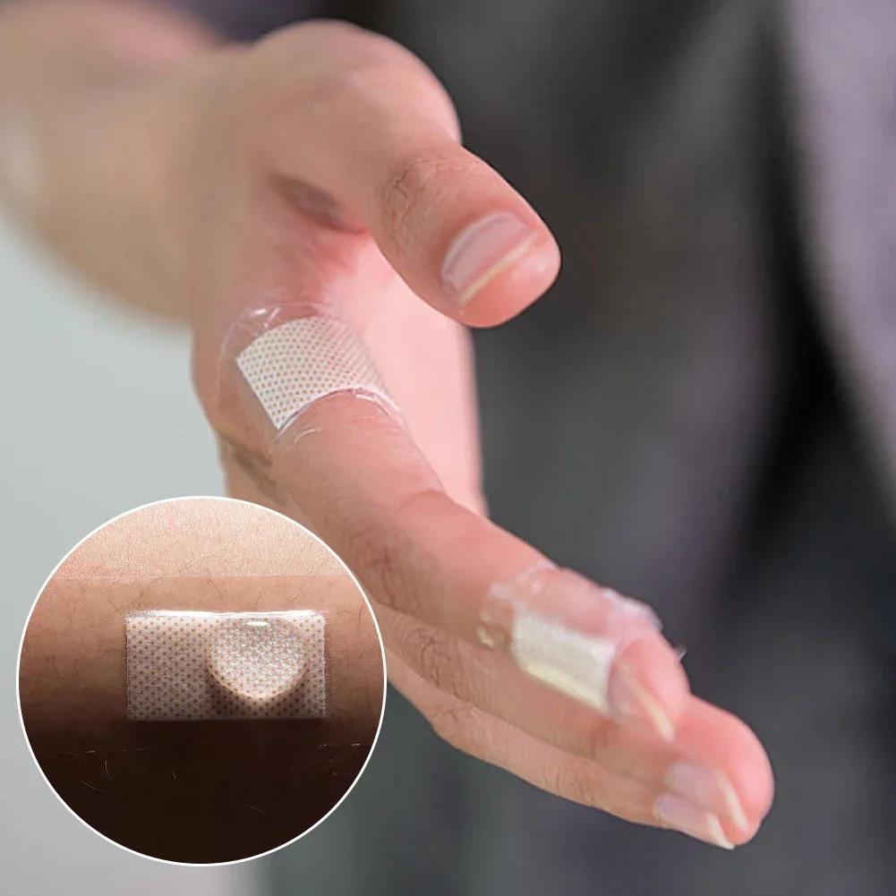 50/120Pcs Waterproof Transparent Band Aid Self Adhesive Wound Care Bandages for Sports Bathing Swimming Shower Injury Protection