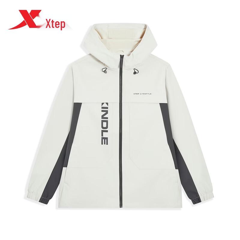 Xtep Men s Hooded Warm Sports Windbreaker 2XL
