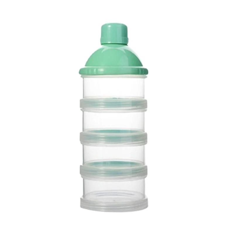 4/5 Vakken Draagbare Melkpoeder Formule Dispenser Container Opslag Essentieel Graanbakjes Peuter Baby Snacks Voedsel Opslagdoos
