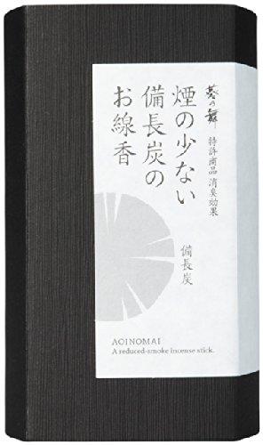 

Kameyama Aoinomai Low Smoke Binchotan Incense Sticks, Approx. 130g, Approx. 270 Sticks