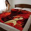 Throw High-Density Short Plush Blanket For Sofa Nap Air-Conditioned Room Soft Skin-Friendly Movie Samurai Jack