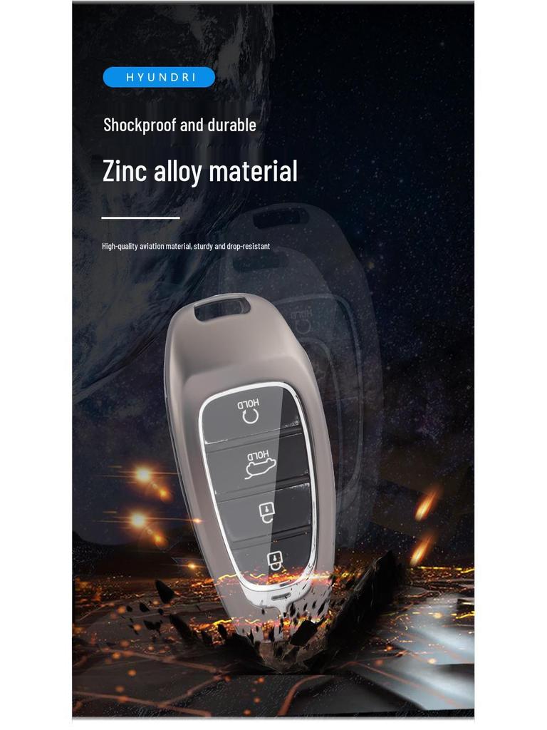 Leather Key Case for 2021 Hyundai Tucson L - Fits 2020-2021 Models