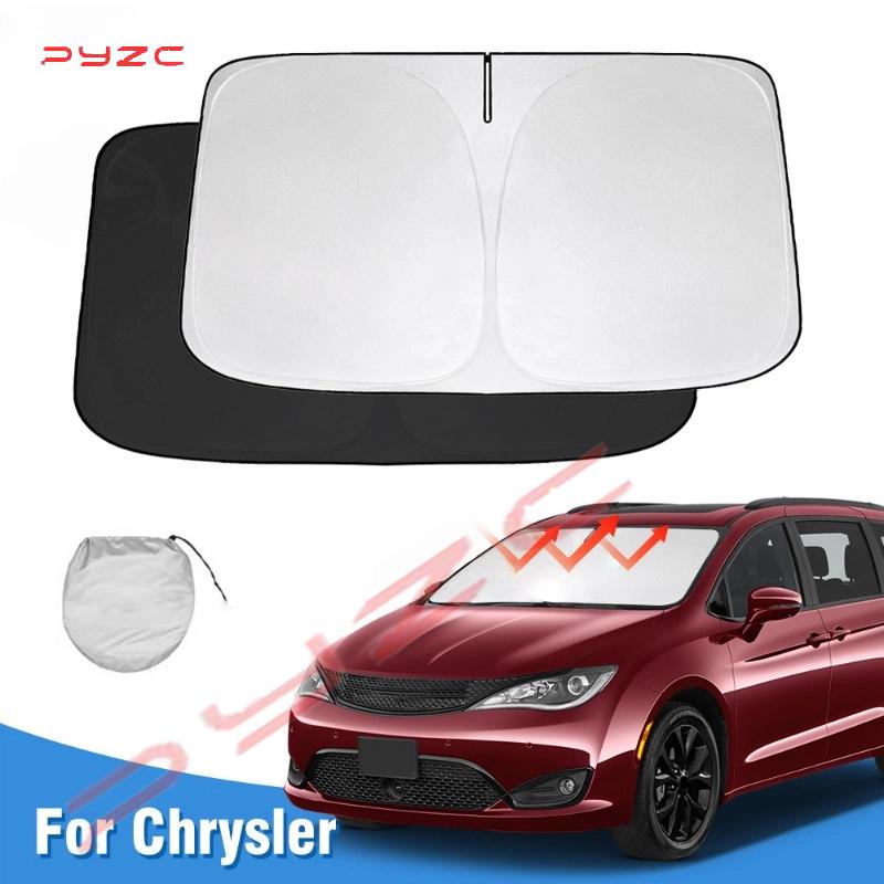 Tendalino Parasole per Parabrezza per Minivan Chrysler Pacifica 2017- 2024 Parasole per Finestrino Visiera Parasole Pieghevole Blocca i Raggi UV
