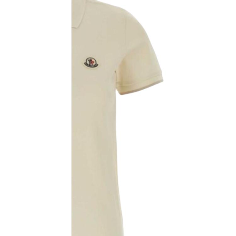 Moncler Short Sleeve Fashionable Polo Shirt Unisex tops Beige L20938A0000784720034