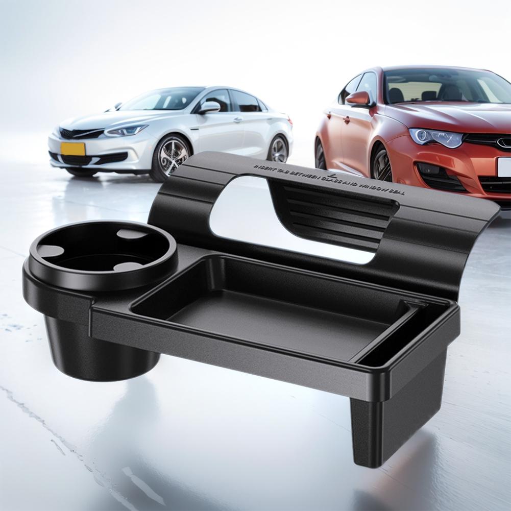 Multi Functional Car Organizer Box With Cup Drink Holder Hanging Storage Rack Side Door Window Storage Pocket Car Interior Parts