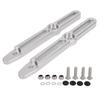 Windscreen Adjusters Bracket Kit Aluminum Reduce Noise Replacement for Suzuki V‑Strom 800DE DL800 2022 To 2024 Silver