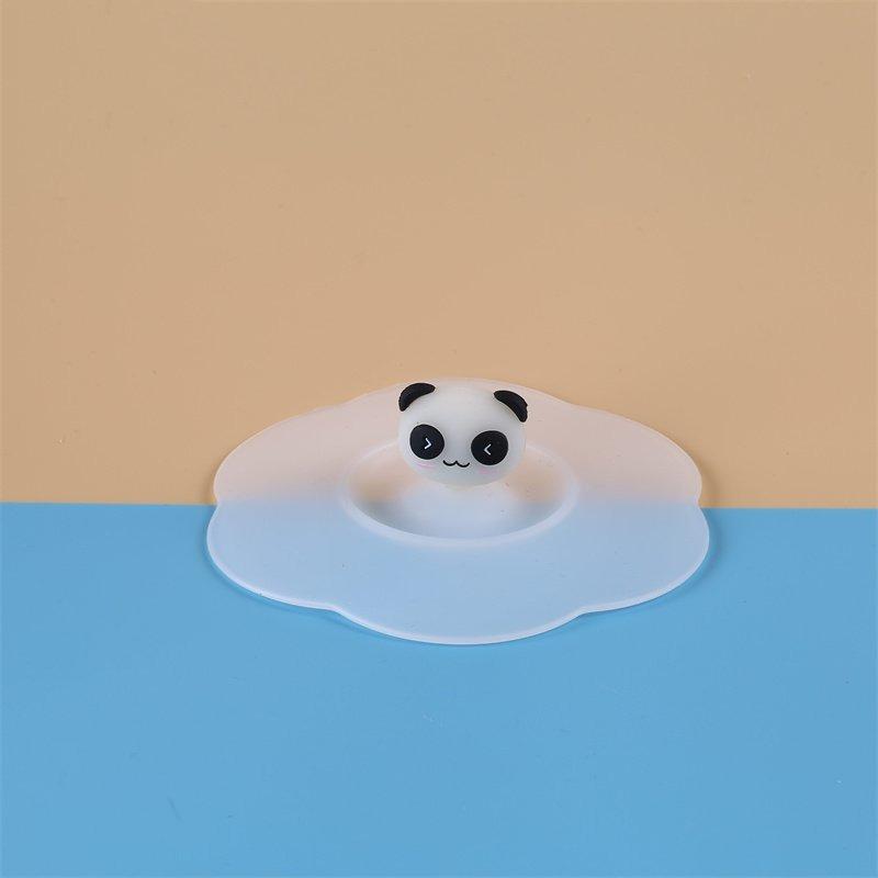 Buntes Silikon-Becherdeckel in Stiftform, Niedliche figürliche Gestaltung, Staubdichter Becherdeckel, Geeignet für Schüler.