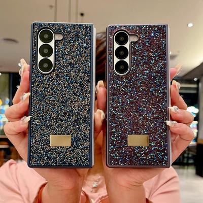 Fashion Top Luxury Glitter Rhinestone Diamond Case for Samsung Galaxy Z Fold 8 Ultra 7 6 5 Shockproof Protective Cover Fundas