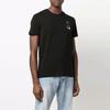 Emporio Armani FW21 Logo Solid Color Short Sleeve T-Shirt Men Tops Black 6KPT47-PJ03Z-1200