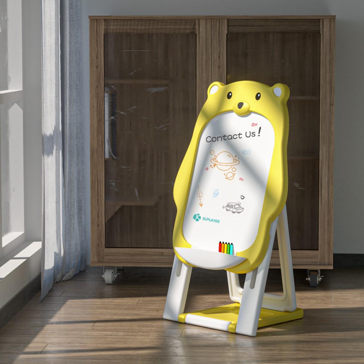 

Магнитный регулируемый мольберт для детей – Доска для рисования и рисования без пыли